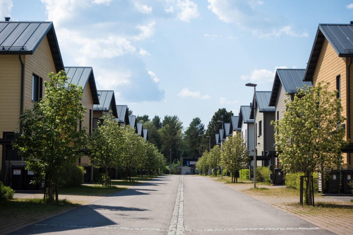 Modern residential housing development representing how panelized construction can support faster, more efficient housing delivery.